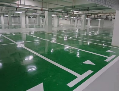 襄阳襄阳小区停车场标线